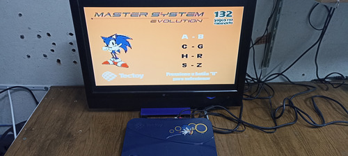 Master System Evolution Só O Console Com 132 