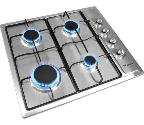 Parilla 4 Quemadores Acero Inox Gas Lp Y Gas Natural