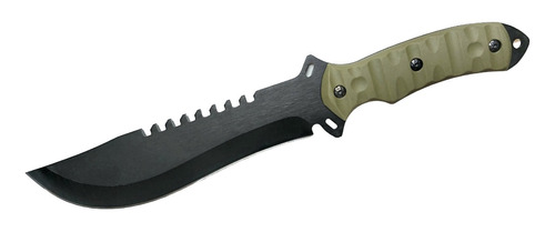 Cuchillo Tactico Supervivencia 34 Cm C/funda  Zona Obelisco