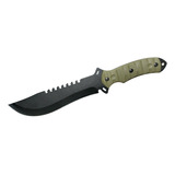 Cuchillo Tactico Supervivencia 34 Cm C/funda  Zona Obelisco