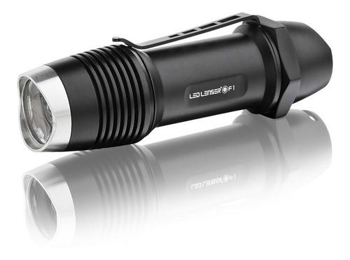 Linterna Led Lenser F1 400 Lumen Alto Poder Brillo En Caja Color De La Linterna Negra Color De La Luz Blanca