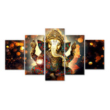 Lona Decorativo Pared, Diseño De Dios Hindú Ganesha (...