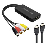 Convertidor Svideo A Hdmi  Adaptador Ps2 Hdmi  Adaptador Av 