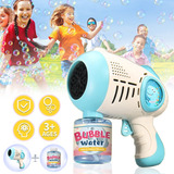 Máquina De Burbujas Con Luz Led De 8 Agujeros Para Niños