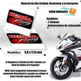 Par Calcomania Sticker Honda Racing Efx Moto Ss 2