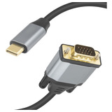 Adaptador Cable Usb Tipo C A Vga 1080p 60hz Aluminio 1.8m