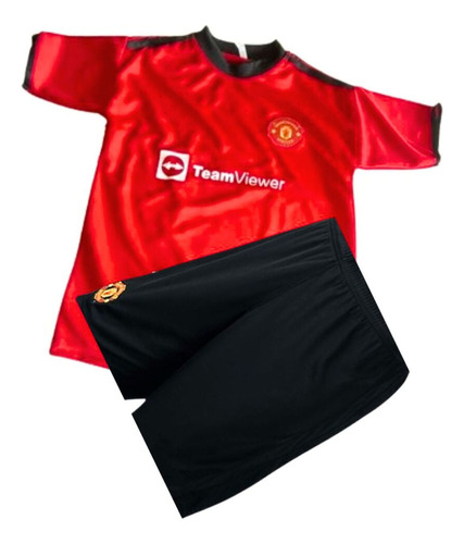 Kit Uniforme Infantil Camisa E Shorts Futebol Diversos Times