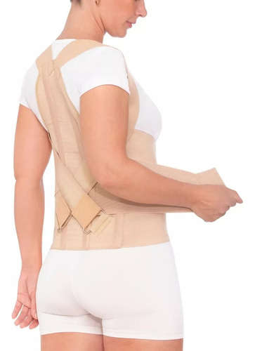 Espaldera Alta Corrector Postural Faja Postura Dorso Lumbar 