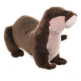 Wild Republic Peluche De Nutria De Río, Animal De Peluche,. Color Marru00f3n Claro