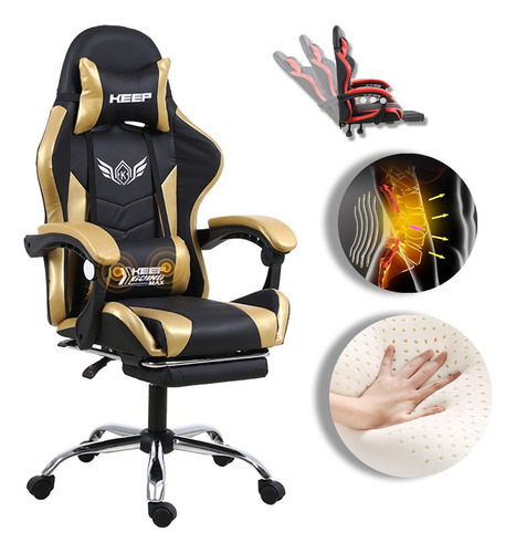 Silla Gamer Reclinable Ergonomica Economica Super Cómoda