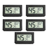 5pcs Mini Lcd Digital Medidor De Temperatura Y Humedad Pet