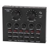 Tarjeta De Sonido V8, Conjunto De Audio, Interfaz, Micrófono