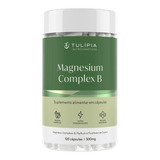 Magnesium Complex B Suplemento Alimentar Em Cápsulas Tulipia