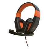 Fone De Ouvido Oex Headset Combat Preto/laranja, Hs205