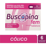 Buscapina Fem Caja X 6 Taletas - Unidad a $2005