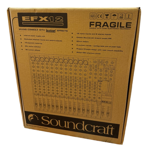 Soundcraft Efx12 Consola Unica Nueva Stock