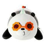 Miniso Peluche Con Lentes We Bare Bears Panda Negro 38 Cm /