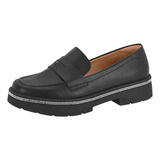 Sapato Social Mocassim Loafer Slip On Conforto Vizzano Stras