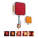 Plafon Direccional 24 Led Bicolor Cuadrado Mini 12-24v