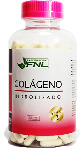 Colageno Hidrolizado 250 Cap + Regalo Mejor Piel Cabello Uña