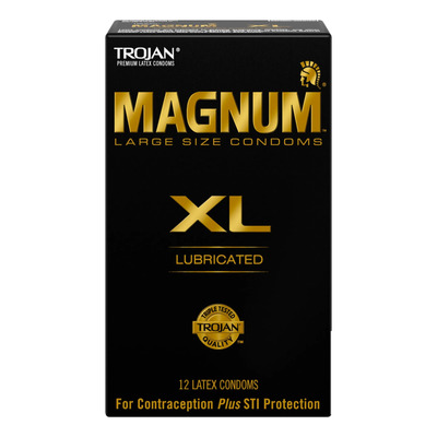 Preservativos Trojan Magnum Xl Lubricados, Tamaño Grande, 12 | Meses sin interés