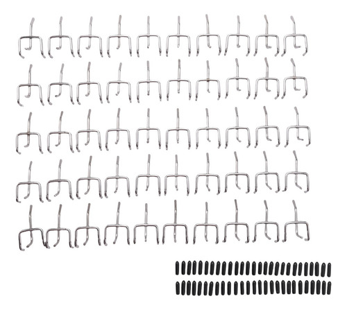 50 Peças De Ganchos Pegboard De 2 Polegadas, Prateleira De P