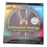 Cuerdas De Nailon Coloridas Para Guitarra Alice A107c