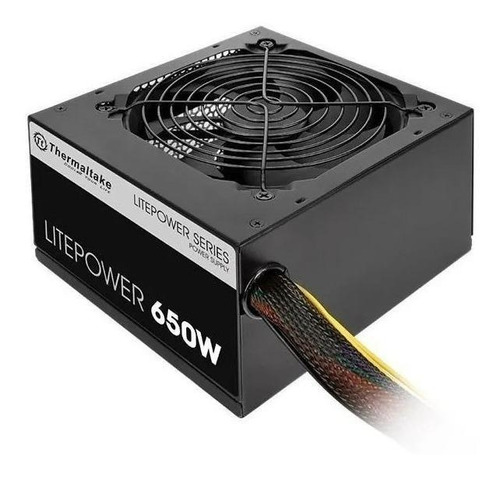 Fuente De Poder Para Pc Thermaltake Technology Litepower Series Ltp-650nl2nk 650w  Black 100v/240v