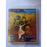 Resident Evil 5 Gold Edition Ps3 Mídia Física Usado)