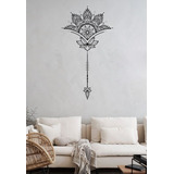 Vinilo Decorativo Para Pared Sala Mandala Flecha Grande