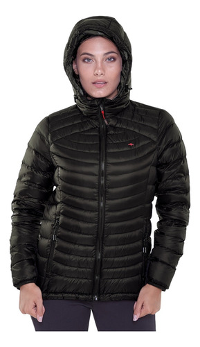 Campera Montagne Shelby C/capucha 100% Pluma Natural Empacab