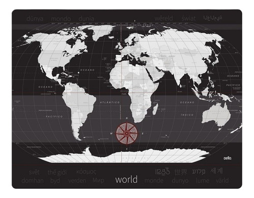 Mousepad Grande Personalizado Profissional Deskpad 80x50 Cm Cor Mapa Mundi Desenho Impresso Mapa Do Mundo