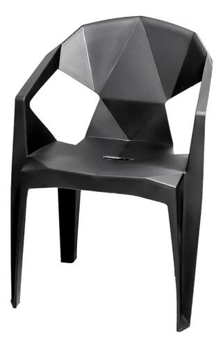 Cadeira Poltrona Plástica Resistente 182kg Exclusiva Luxo