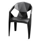 Cadeira Poltrona Plástica Resistente 182kg Exclusiva Luxo
