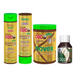 Kit Novex Óleo De Coco Shampoo Óleo De Coco 100% Puro