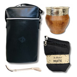 Mate Imperial Algarrobo + Bolso Matero + Bombilla + Regalos