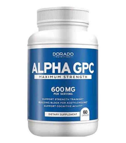 Suplemento Memoria Alpha Gpc 600 Mg 60 Cápsulas