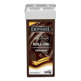 Cera Depilatoria Corporal Roll-on Depimiel Chocolate X 100g