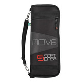 Capa Bag Baqueta Soft Case Move P Super Luxo Cor Preto