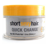 Tigi Short Sexy Hair Cera Quick Change X 50grs Brillo Alto 