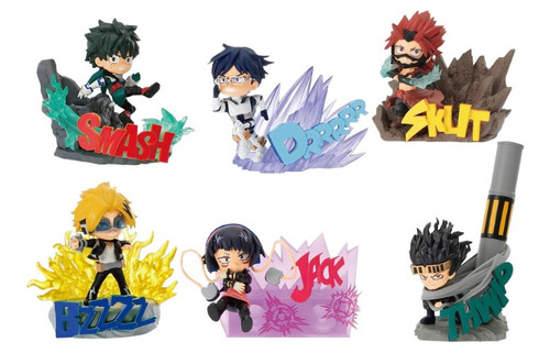 Desktop Heroes 2nd Mission 6 Figs My Hero Academia Re-ment