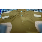 Camisa Polo Manga Larga Tactica Profesional Color Coyote