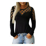 O Blusa Plus Out Para Mujer, Talla Camiseta, Manga