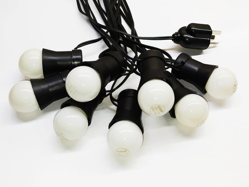 Guirnaldas De Luces Para Exterior Con Focos X 15 Metros