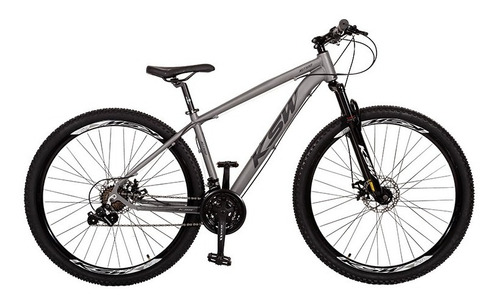 Bicicleta Ksw Xlt 100 21v Shimano Cor Grafite Com Preto Tamanho Do Quadro 19