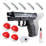 Marcadora .43  T4e Hk Vp9 Paintball Negro Gotcha Xchws C