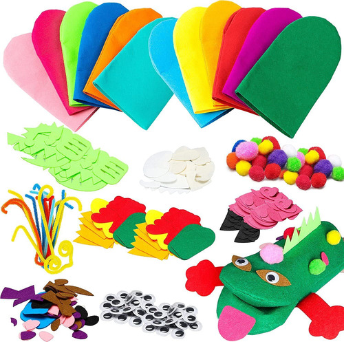 Kit De 12 Piezas Para Hacer Títeres De   Para Niños, ...