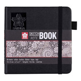 Cuaderno Sakura Sketchbook Hojas Blanco Crema 80 Hojas  Lisas 1 Materias Unidad X 1 12cm X 12cm Sketchbook Note