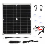 Cargador Solar De Batería De Coche De 20 W Y 18 V, Portátil,