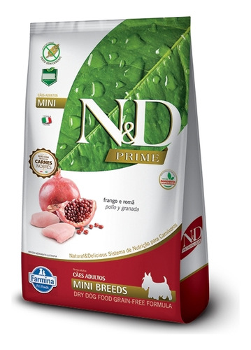 N&d Grain Free Adult Mini Pollo Y Granada 10kg